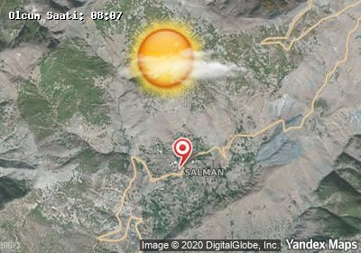 Salman bugünkü hava durumu haritası