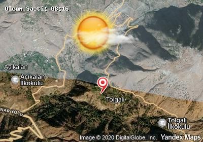 Tolgalı bugünkü hava durumu haritası