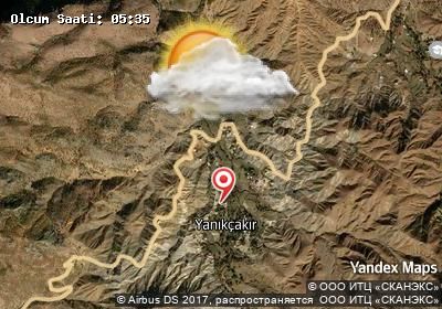 Yanıkçakır bugünkü hava durumu haritası