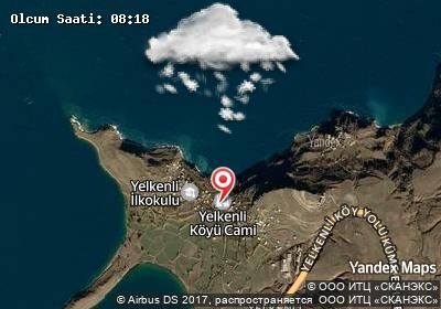 Yelkenli bugünkü hava durumu haritası