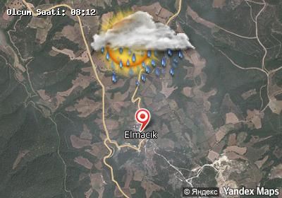 Elmacık bugünkü hava durumu haritası