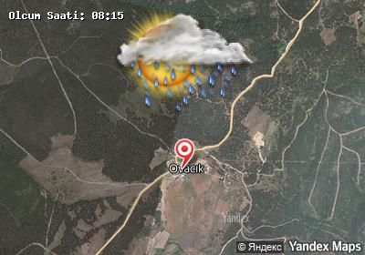 Ovacık bugünkü hava durumu haritası
