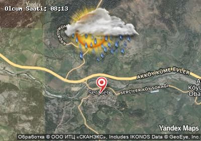 Serçiler bugünkü hava durumu haritası