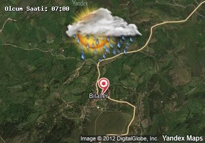 Bilaller bugünkü hava durumu haritası
