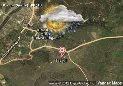 Taşağıl bugünkü hava durumu haritası