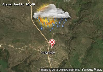 Yukarıköy bugünkü hava durumu haritası