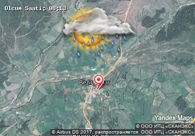 Bezirganlar bugünkü hava durumu haritası