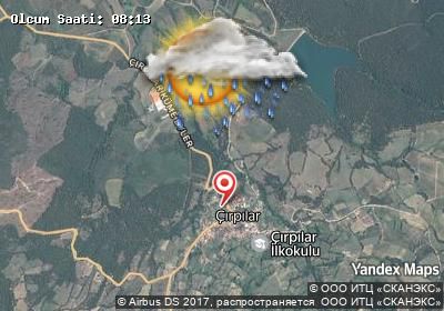 Çırpılar bugünkü hava durumu haritası