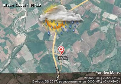 Çiftlik bugünkü hava durumu haritası