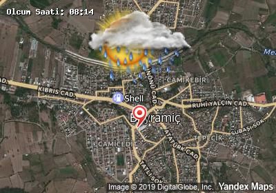 Karıncalık bugünkü hava durumu haritası