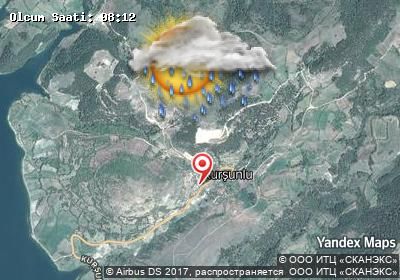 Kurşunlu bugünkü hava durumu haritası