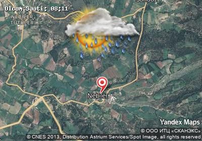 Nebiler bugünkü hava durumu haritası