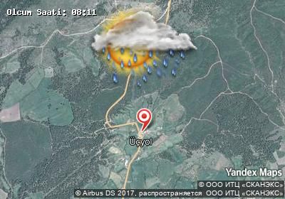 Üçyol bugünkü hava durumu haritası