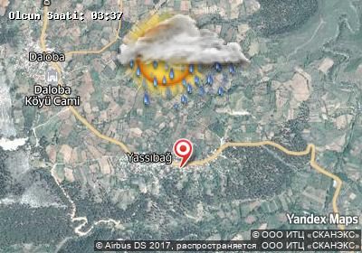 Yassıbağ bugünkü hava durumu haritası