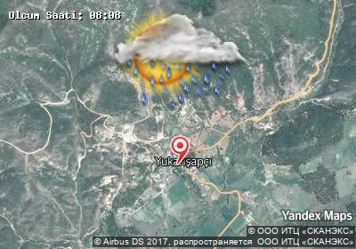 Yukarışapçı bugünkü hava durumu haritası