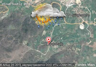 Arabakonağı bugünkü hava durumu haritası