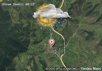 Bekirli bugünkü hava durumu haritası