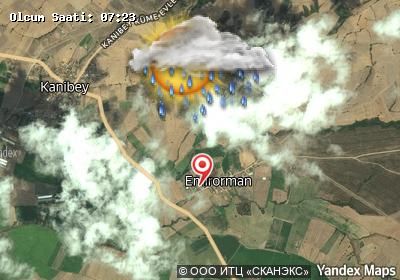 Emirorman bugünkü hava durumu haritası