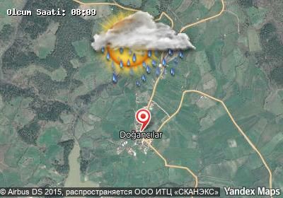 Doğancılar bugünkü hava durumu haritası