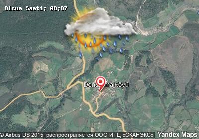 Dondurma bugünkü hava durumu haritası