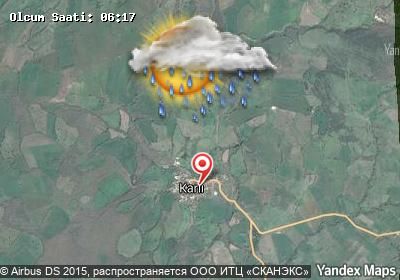 Karlı bugünkü hava durumu haritası