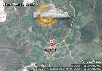 Keçiağılı bugünkü hava durumu haritası