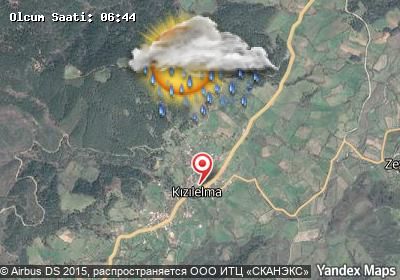 Kızılelma bugünkü hava durumu haritası