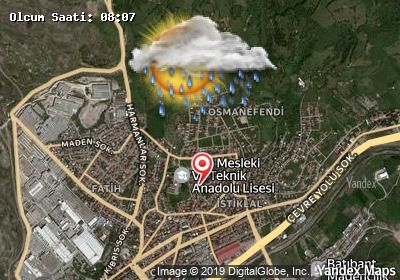 Kulfal bugünkü hava durumu haritası