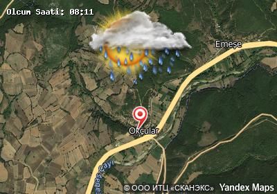 Okçular bugünkü hava durumu haritası