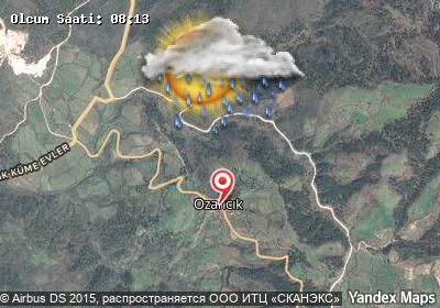 Ozancık bugünkü hava durumu haritası
