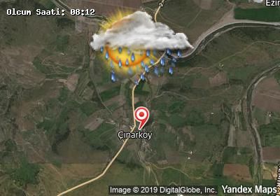 Çınarköy bugünkü hava durumu haritası