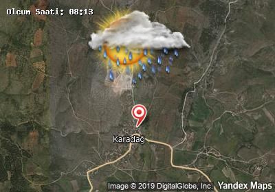 Karadağ bugünkü hava durumu haritası