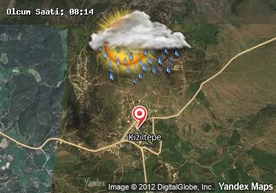 Kızıltepe bugünkü hava durumu haritası