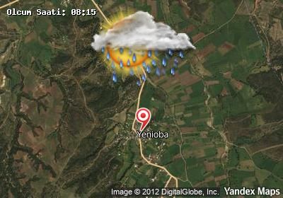 Yenioba bugünkü hava durumu haritası