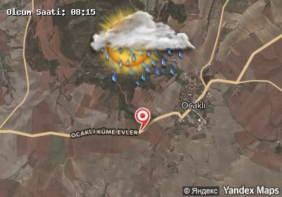 Ocaklı bugünkü hava durumu haritası