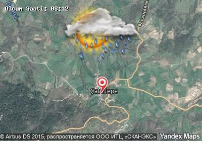 Çataltepe bugünkü hava durumu haritası