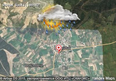 Dişbudak bugünkü hava durumu haritası