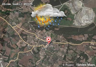 Gökköy bugünkü hava durumu haritası