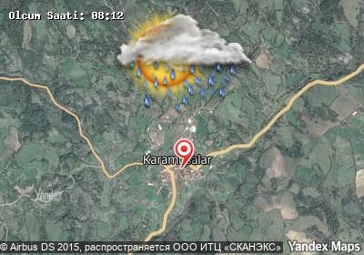 Karamusalar bugünkü hava durumu haritası