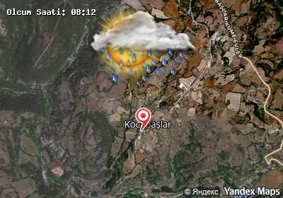 Kocabaşlar bugünkü hava durumu haritası