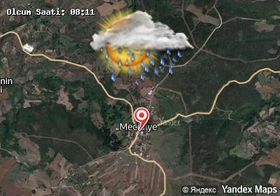 Mecidiye bugünkü hava durumu haritası