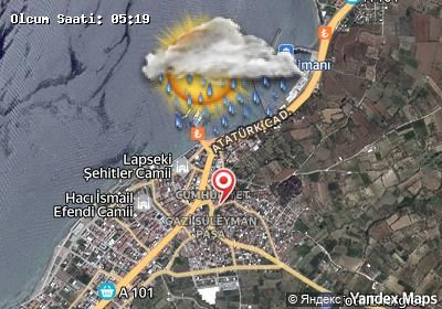 Nusratiye bugünkü hava durumu haritası