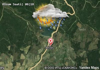 Ahiler bugünkü hava durumu haritası