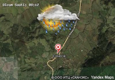 Çınarcık bugünkü hava durumu haritası