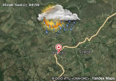 Kovancı bugünkü hava durumu haritası