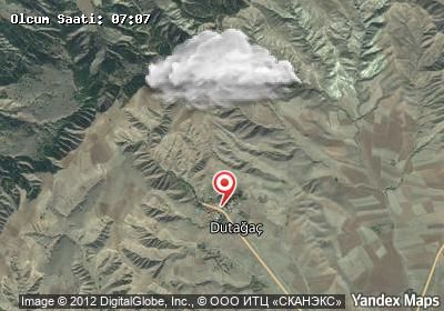 Dutağaç bugünkü hava durumu haritası