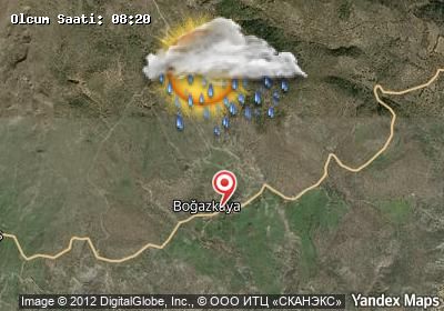 Boğazkaya bugünkü hava durumu haritası