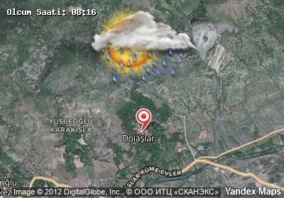 Dolaşlar bugünkü hava durumu haritası