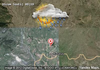 Karataş bugünkü hava durumu haritası