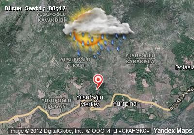 Yusufoğlu bugünkü hava durumu haritası